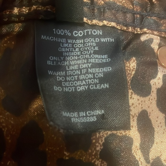 VINTAGE X2 DARK DENIM JEAN MINI SKIRT - Picture 10 of 16